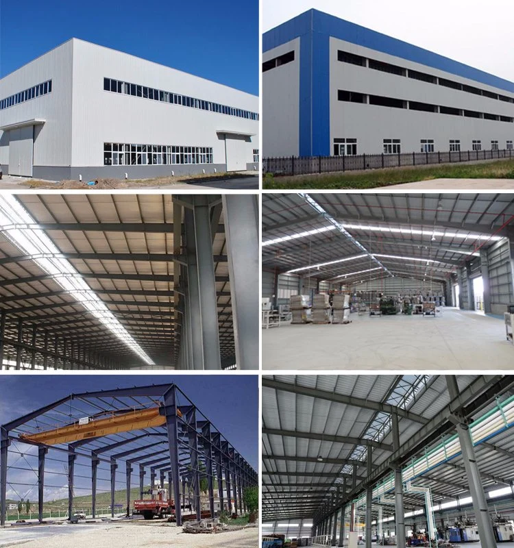 Painting or Hot Galvanized Prefabricated Light Steel Structure Shed for Construction