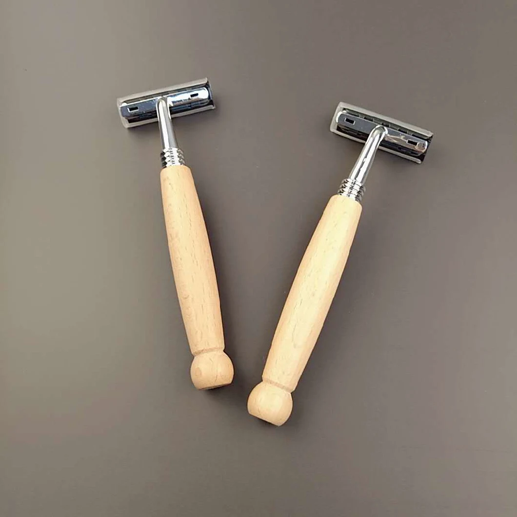 Eco Friendly Natural Bamboo Wooden Disposable Razors Zero Waste