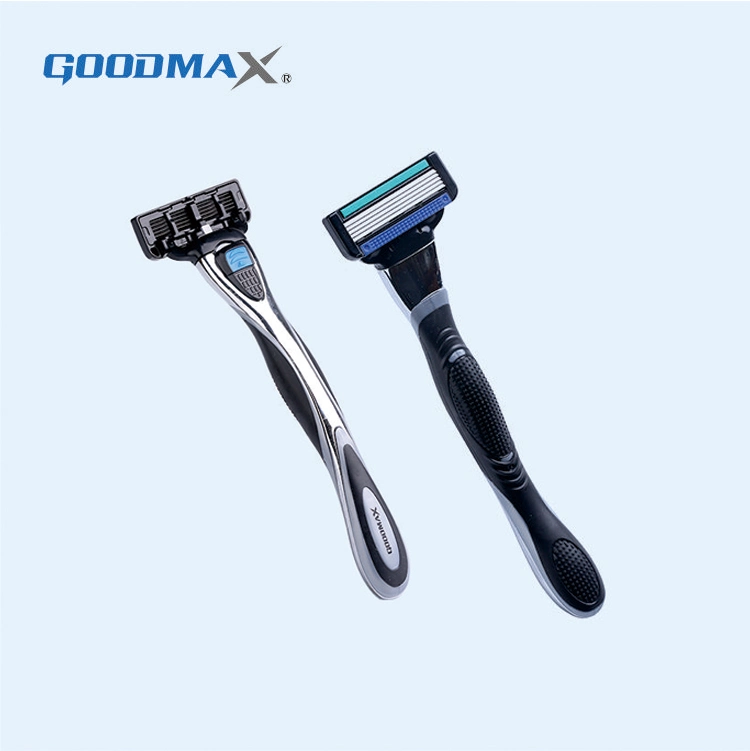 Six Open Back Blade Blade Mens System Razor Shaving 8105