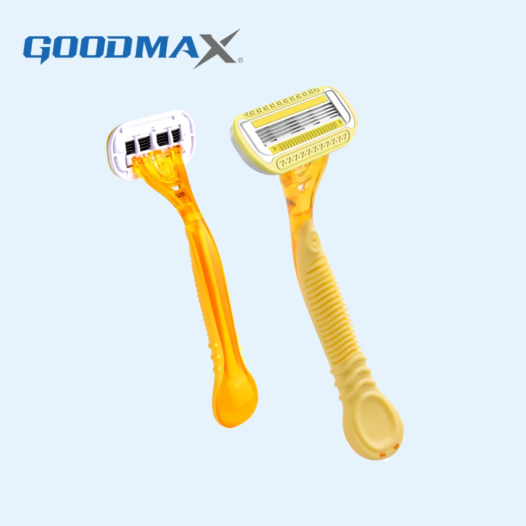 Razor with Four Blade in Blister Package Razor Manufacture China