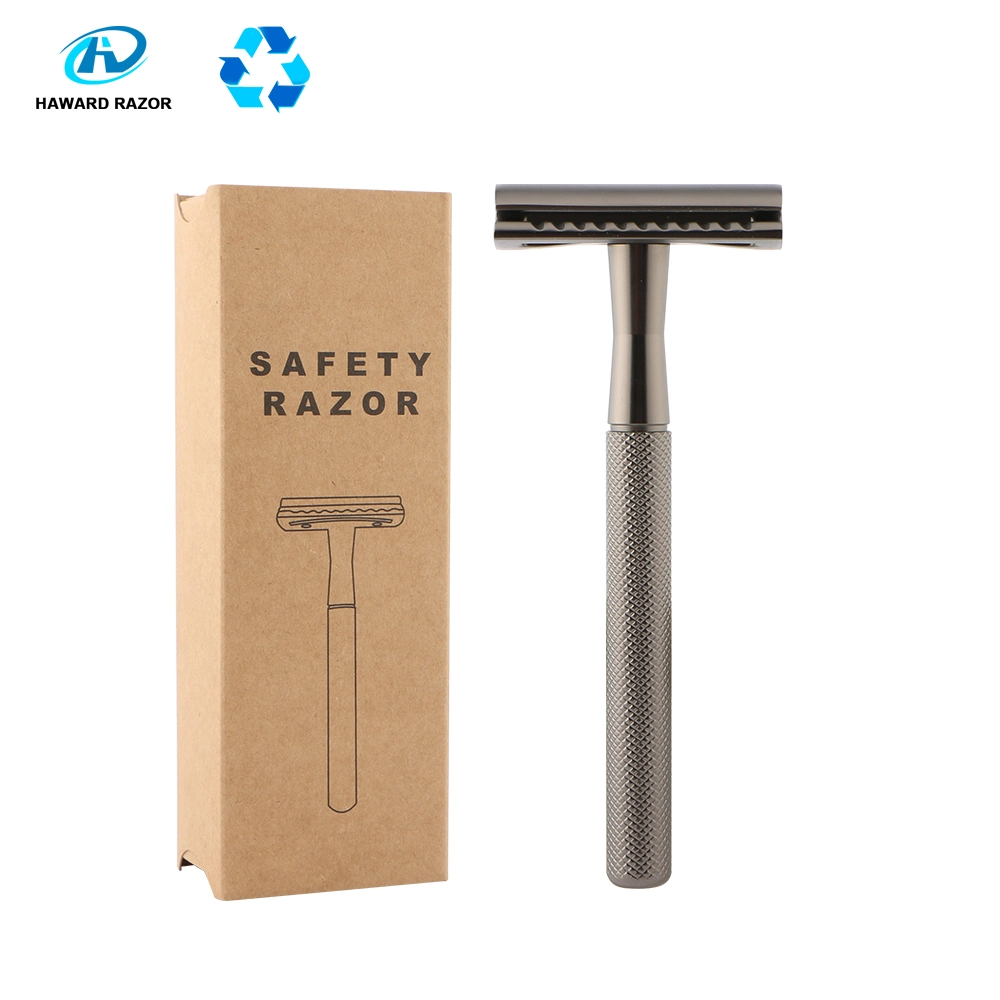 Double Edge Razor with Razor Stand for Women and Men