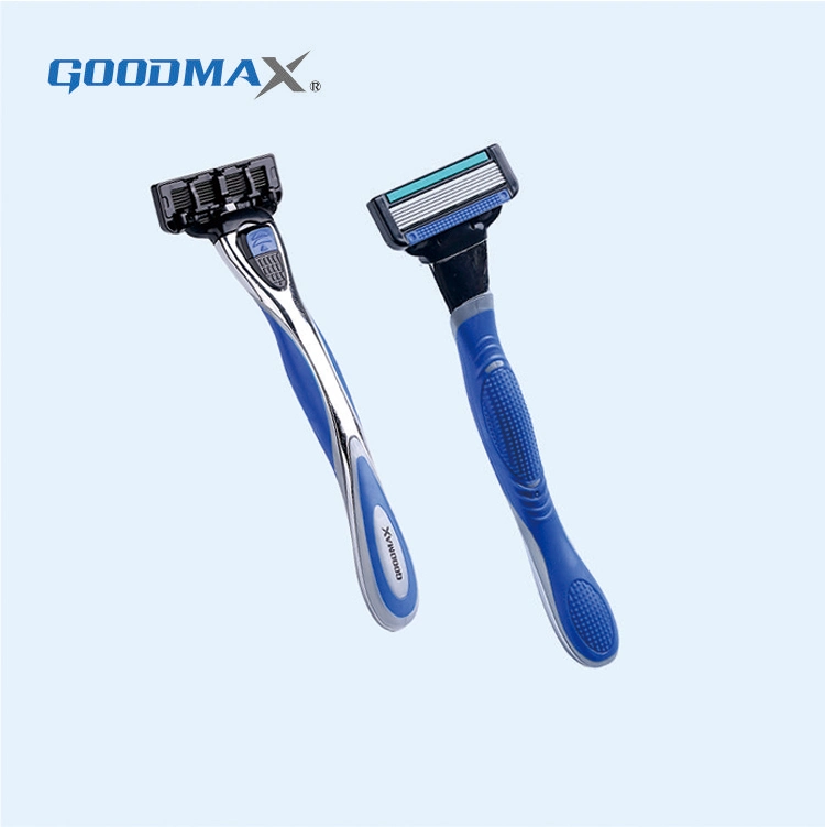 Six Open Back Blade Blade Mens System Razor Shaving 8105