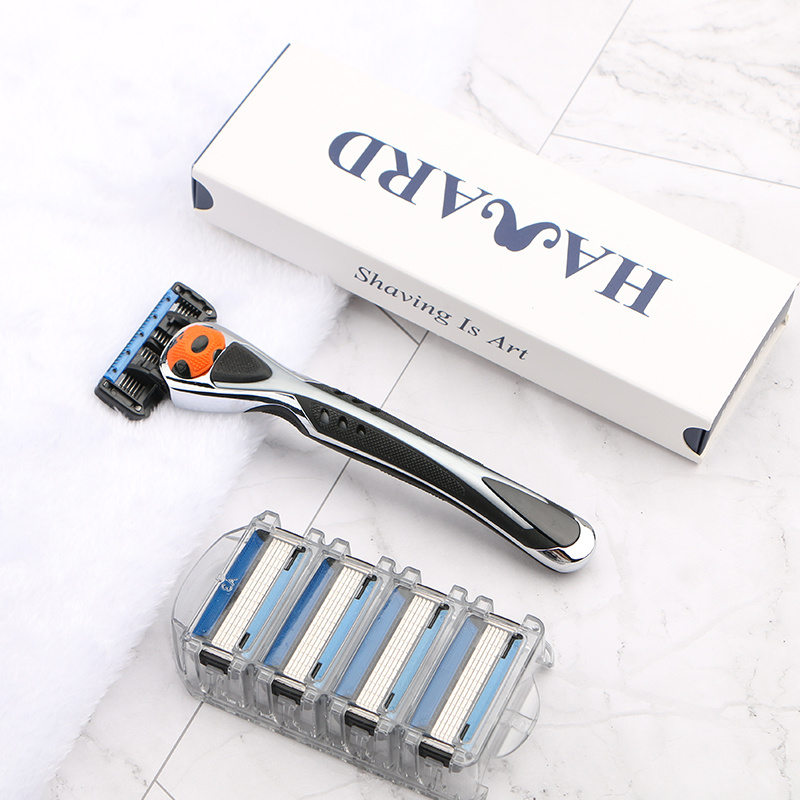 D952L Changeable Men Razor Five Blade System Shaving Razor