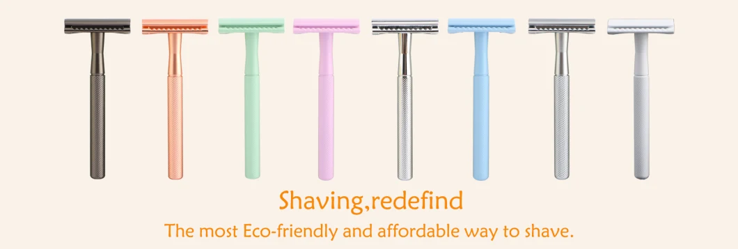 Zero Waste Cheap Double Edge Metal Razor Safety Razor