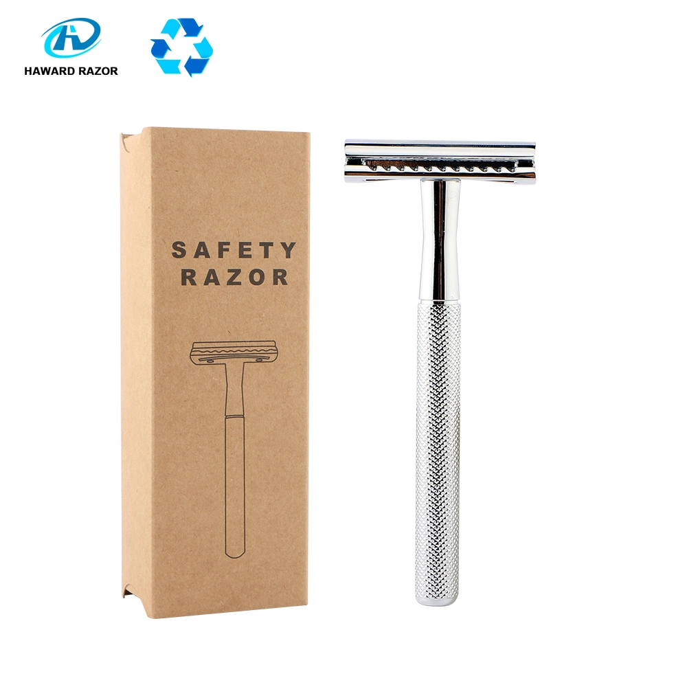 Double Edge Razor with Razor Stand for Women and Men