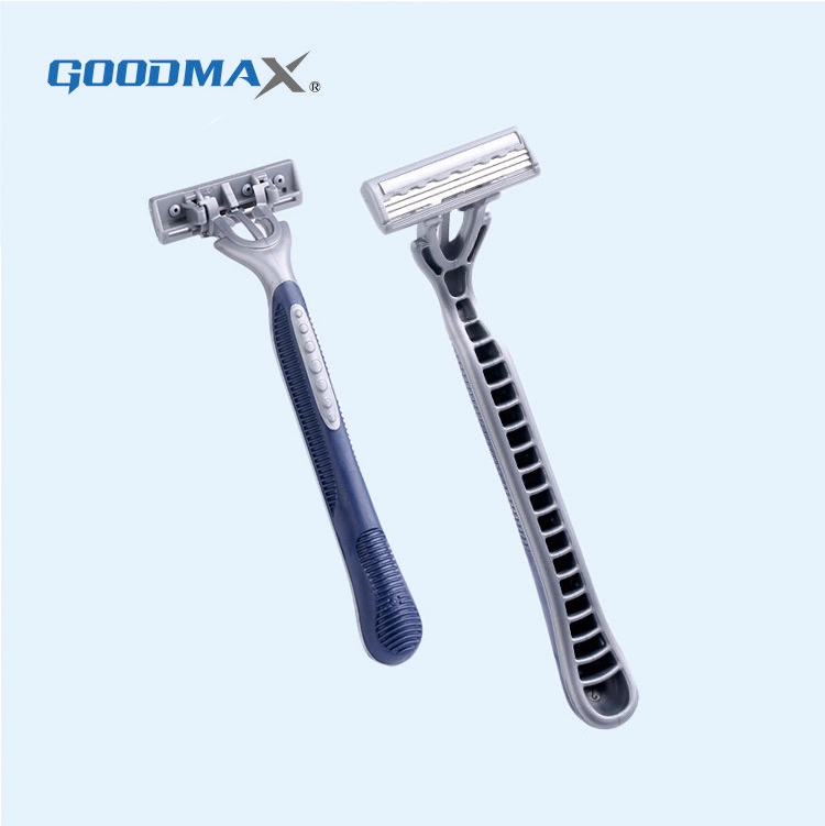 Triple Blade Razor for Men with Well Grasp Handle (disposable razor)