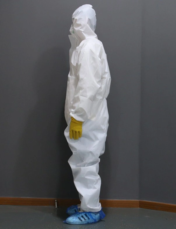 PP/SMS PP PE Overall Suit Sfety Coverall/Factory Uniform Coverall/Disposable Work Overall