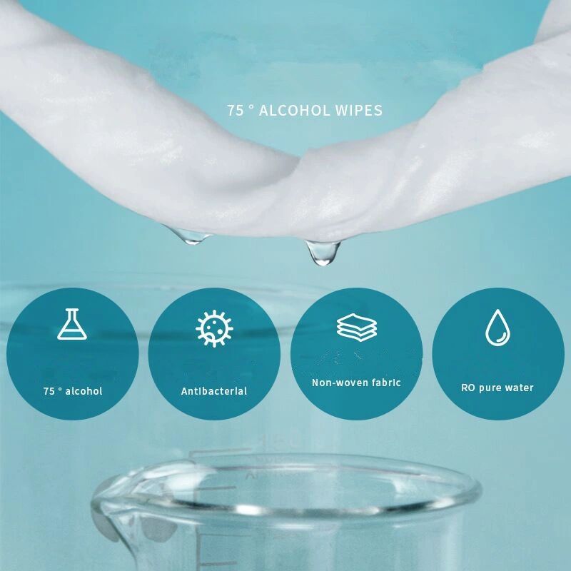 Wet Wipes Restaurant Hand Cleaning Antibacterial Wet Wipes Hand Sanitary Wipes