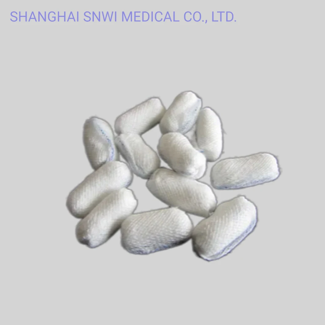 Disposable Medical Surgical Wound Cleansing Sterilize X-ray Gauze Cotton Ball Used in Hospital