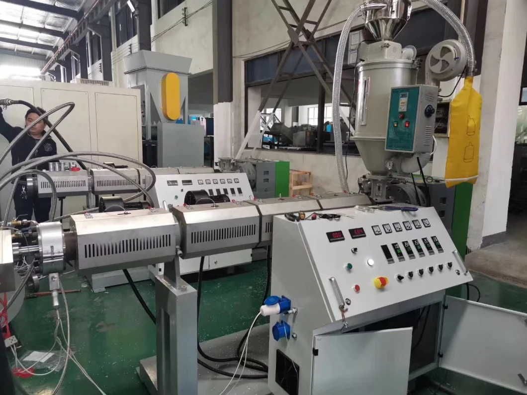 Sj50 Plastic Single Screw Extruder for PP Fabric Making Line