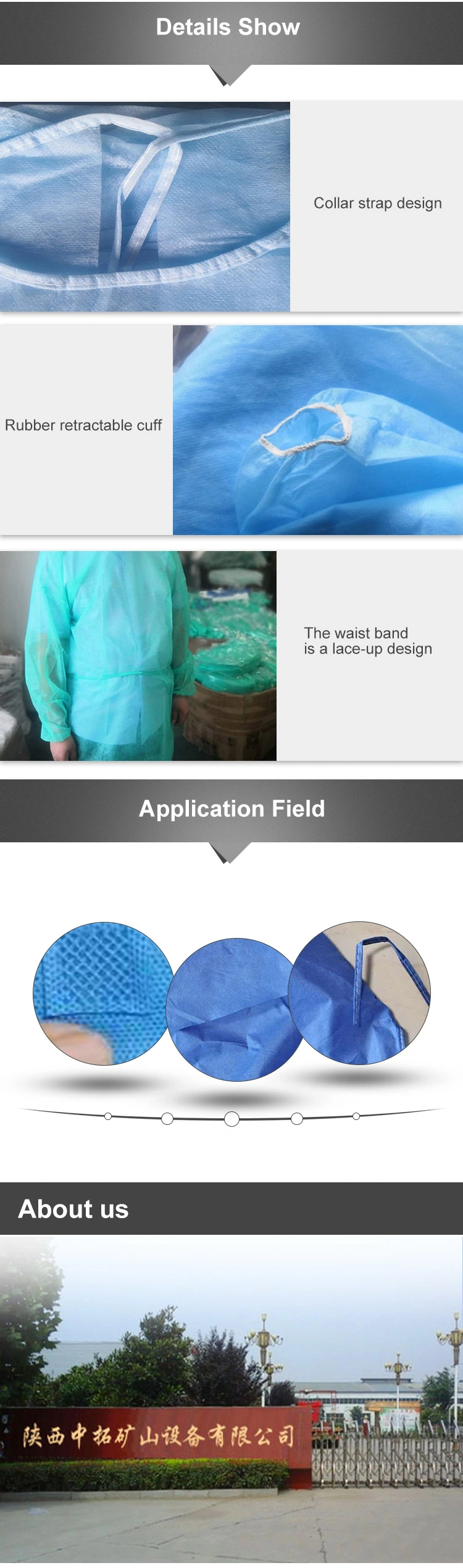 SMS Nonwoven Fabric for Protective Clothing