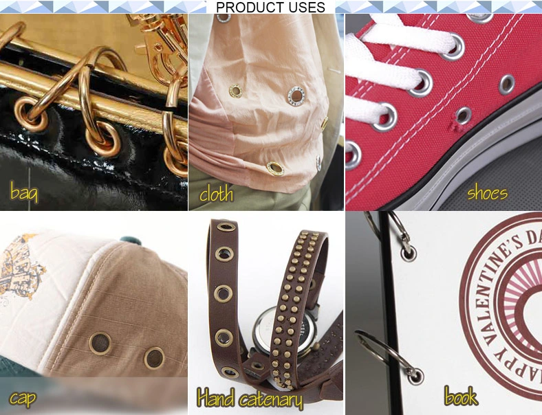 Professional High Quality Round Metal Eyelet for Garment Accessories