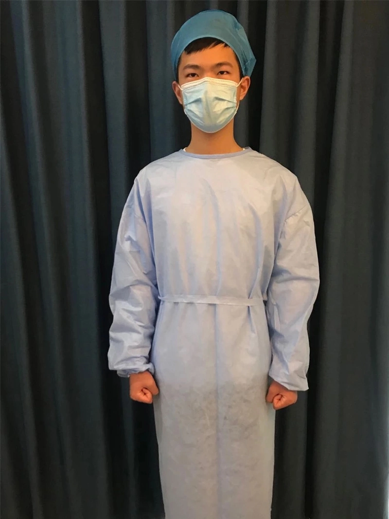 Medical Disposable Isolation Gown Non Woven Protective Clothing Protective Gowns