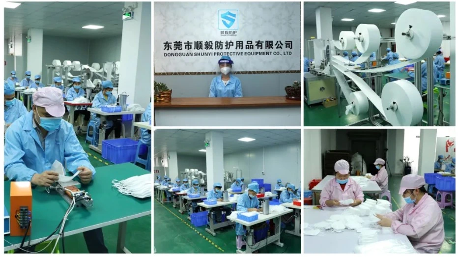 Direct Factory Small Order Accepted Nonwoven Disposable Fabric Earloop Reusable KN95 Face Mask with Valve