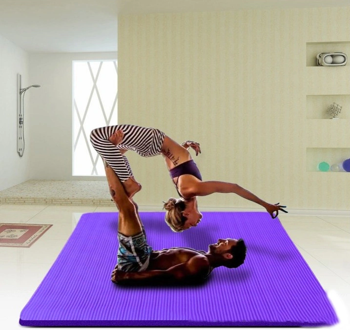 Environmental Protection Widened Thick Non-Slip Non-Slip Mat Custom Yoga Mat Two-Color TPE