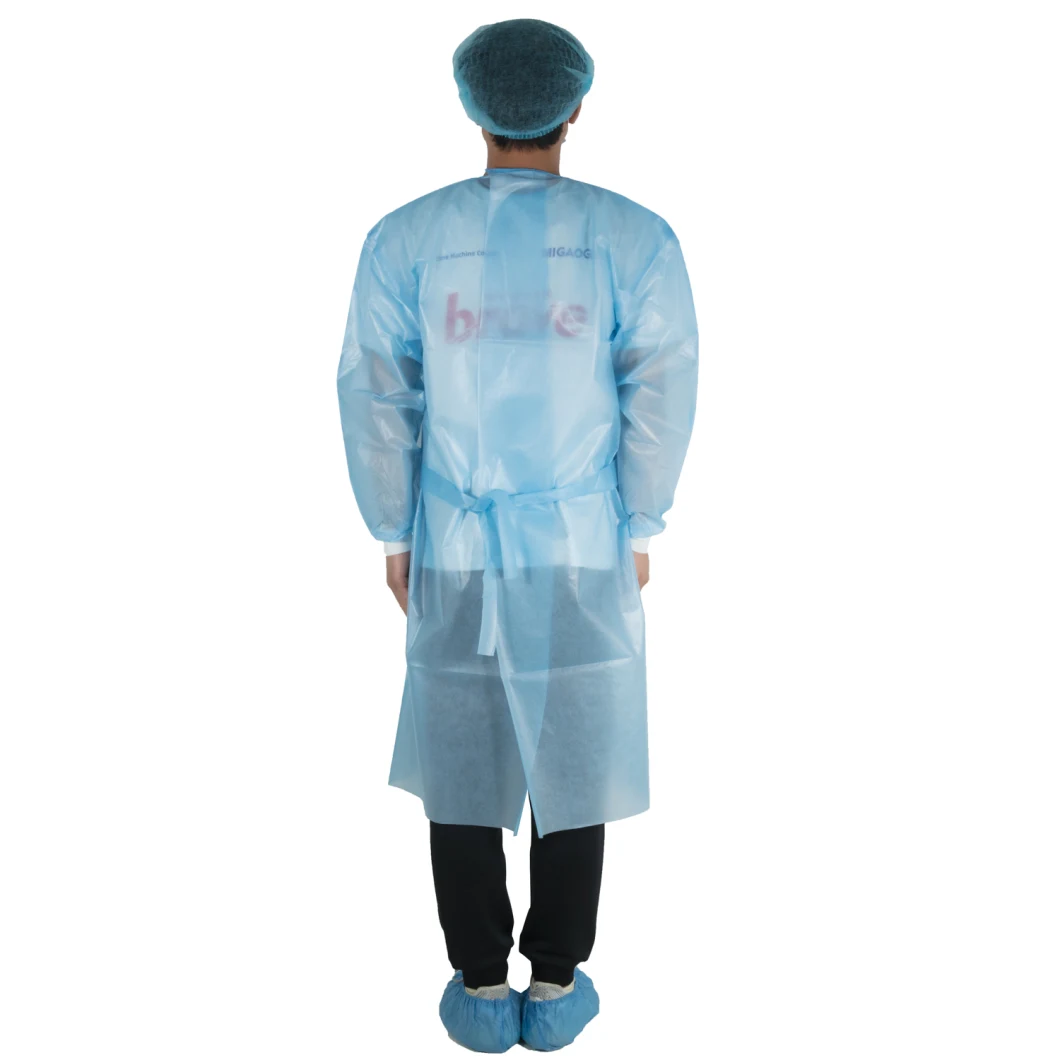 Disposable Medical Protective Coverall Surgical Non-Woven Isolation Gown Protective Clothing