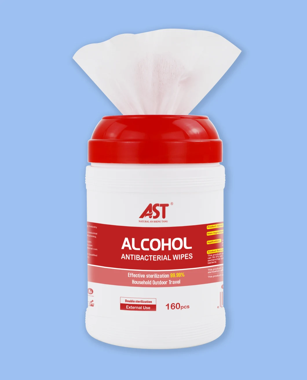 Canister Packing Wet Wipes for All Purpose Cleaning Wipeoffice Wipessterilize Wet Wipes Sterilize Wipes