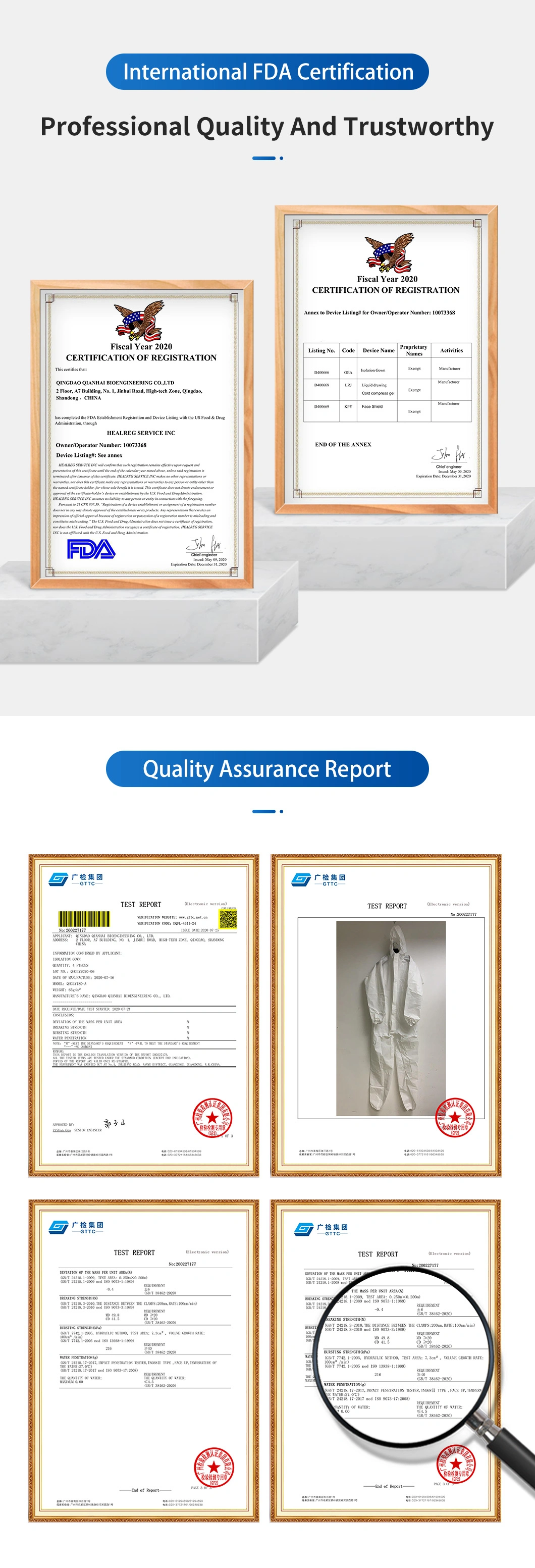 Factory Outlet Disposable Medical Protective Clothing Non Woven Fabric Protective Coverall Safety Protective Suit Workwear