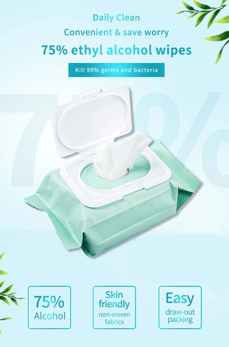 Wet Wipes Restaurant Hand Cleaning Antibacterial Wet Wipes Hand Sanitary Wipes