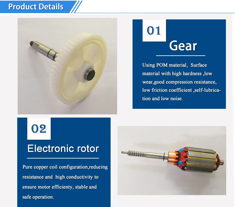 DC 12V Worm Gear Motor Reversible Turbo Worm Gear Box Reduction Motor with Encoder