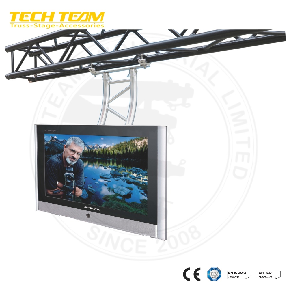 Easy Install Aluminum Hanging TV Stand Truss, TV Truss Stand