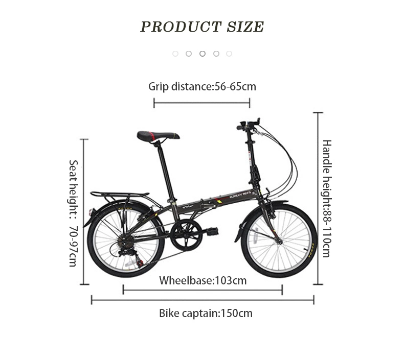 Hot Sale Quality 20'' Folding Bike Aluminum Folding Bicycle 7 Speed Folding Bike Foldable Bike