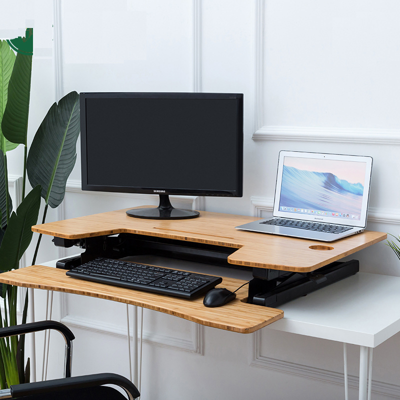 Standing Height Adjustable Desk Riser Sit Stand Work Desk Converter