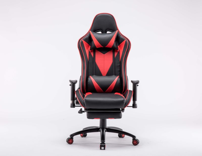 Fabric Material Workwell Ergonomic Racing Style Comfortable Office Chair Racing Chair Gaming Chair with Foot Rest