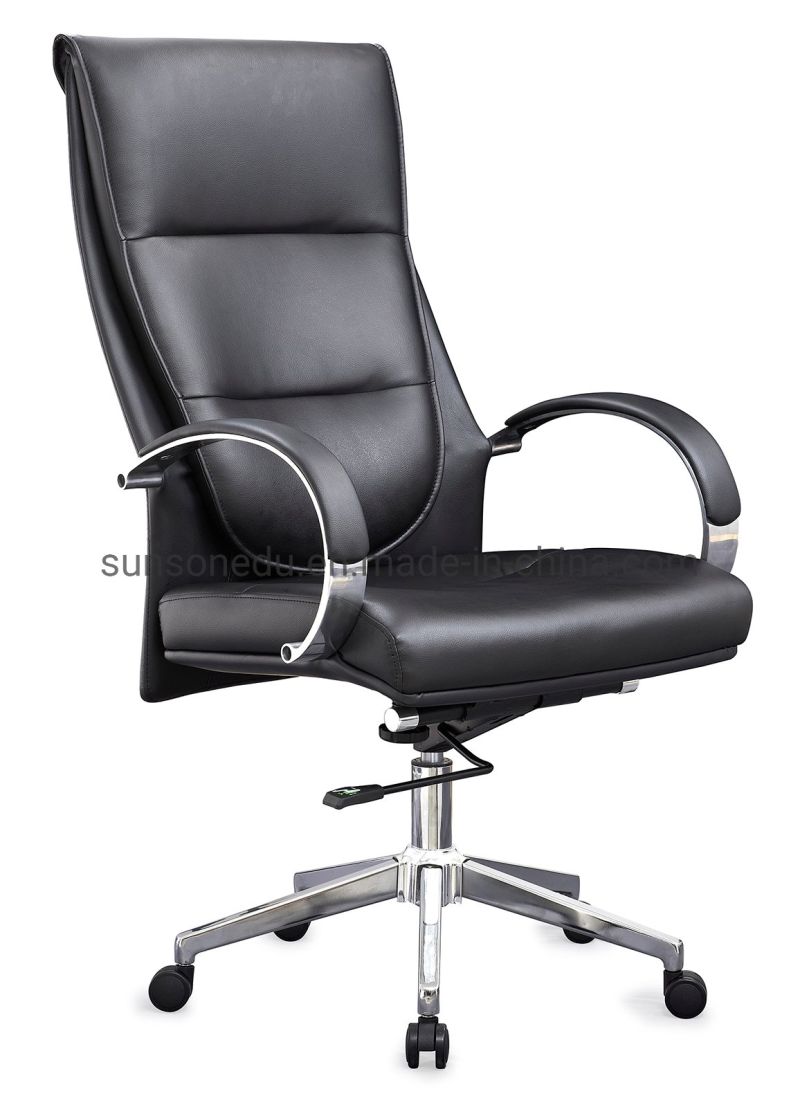 New Design Luxury Leather Swivel Executive High Back Office Chair