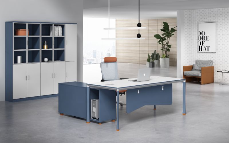 MDF Office Furniture Manager Executive Office Table Melamine Office Computer Desk