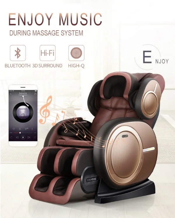 3D Massage Chair with Foot Rollers Massage