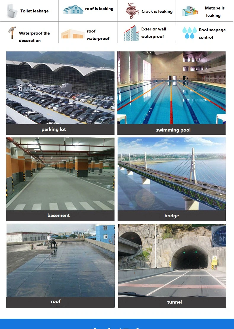 Jubo Sbs/APP Bitumen Waterproof Membrane Construction Building Mofidier Bitumen Asphalt Foil Sheet