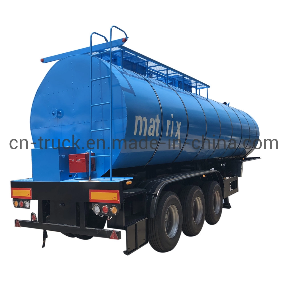 48000L 50000L 50t Asphalt Semi Trailer Asphalt Tank Bitumen Tanker