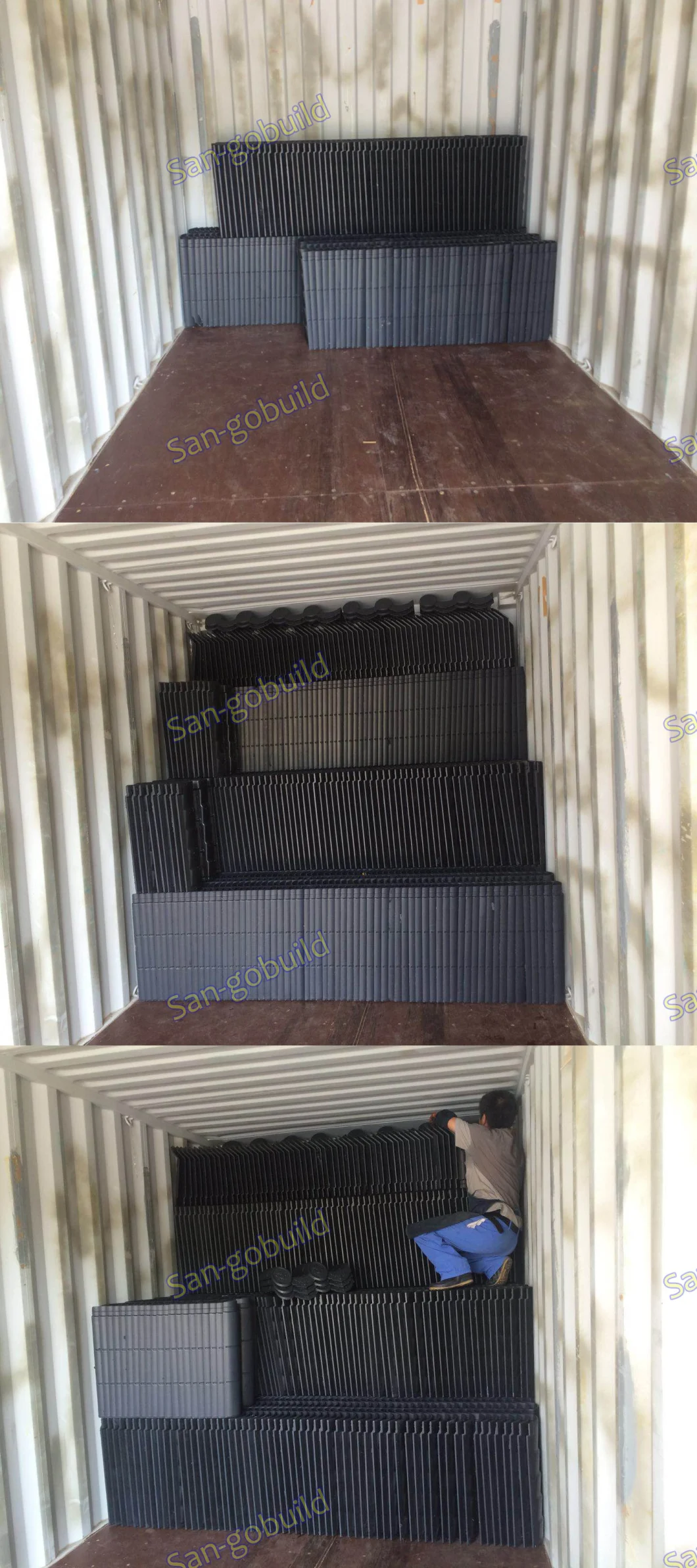 Chinese Traditional Roof Style Polyester Roofing Material a Class Water Proof Roofing Sheet for Slope Rooftop