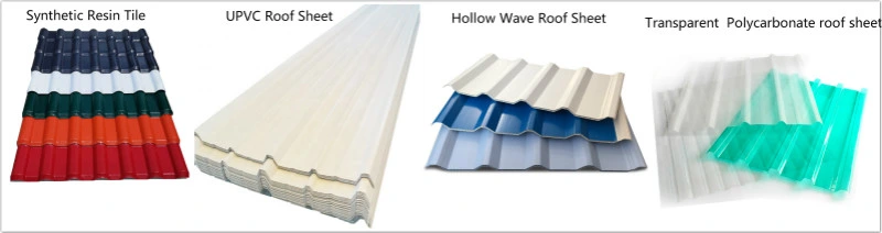 Moisture-Proof Plastic Roof Shingles Synthetic PVC Roof Tile