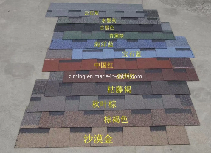 Building Material Laminated Asphalt Shingles, High Quality Cheap Price 3 Tab Roofing Shingles for Wooden House