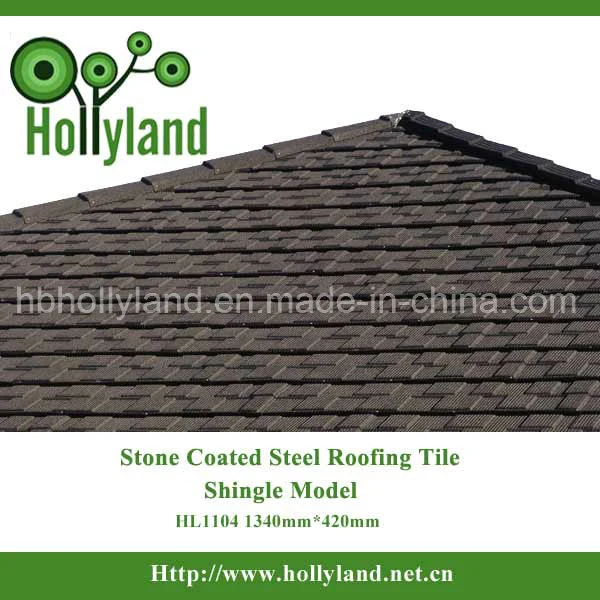 Durable Roofing Shingle Galvanized Steel Sheet Stone Coated Roof Tile