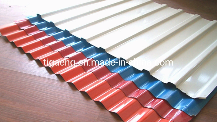 Steel Products Colour Coated Zinc 40g Corrugated Galvanized Roofing