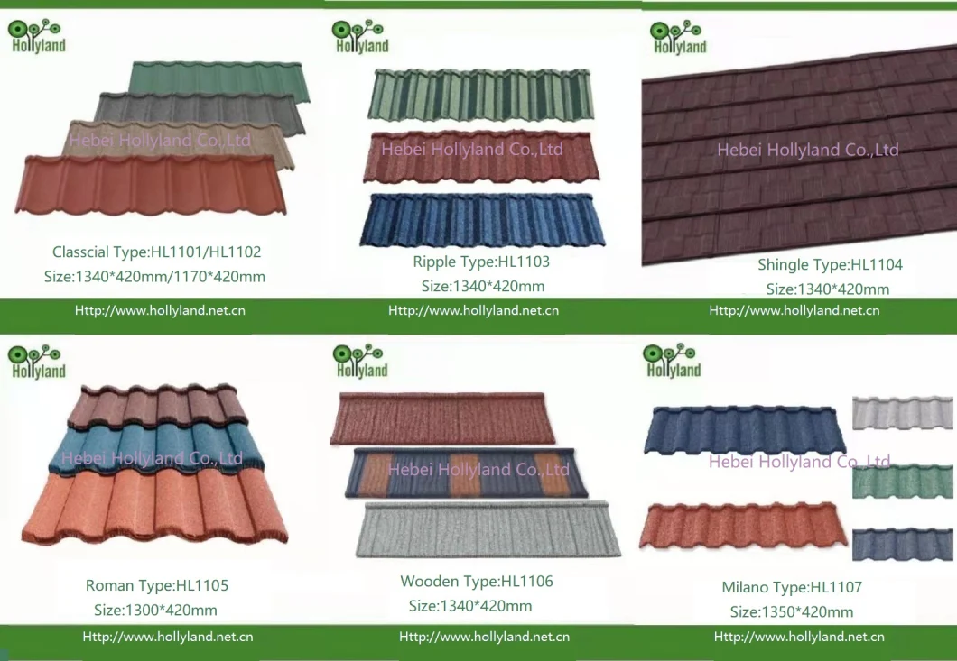 Lightweight Insulated Polymer-Sand Galvanized Stone Coated Shingle Slate 0.32mm Thick Roof Tiles Panel