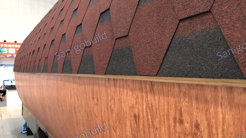 Heat Resistant Roofing Material Wood Rooftop Metal Structure Anti Storm Roof Tile Stone Coated Fiberglass Asphalt Shingle Roof Sheets