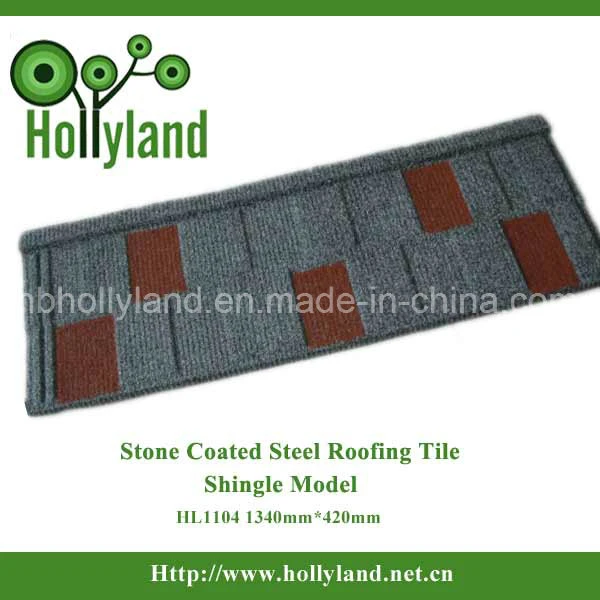 Durable Roofing Shingle Galvanized Steel Sheet Stone Coated Roof Tile