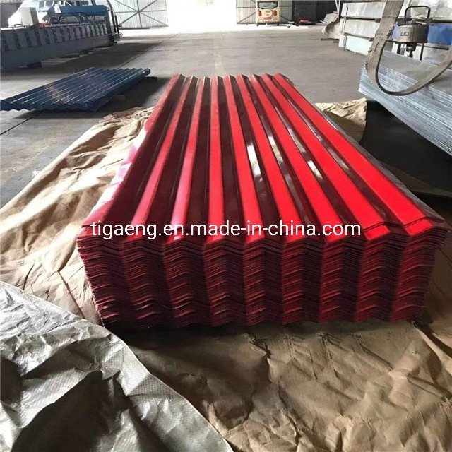 Steel Products Colour Coated Zinc 40g Corrugated Galvanized Roofing