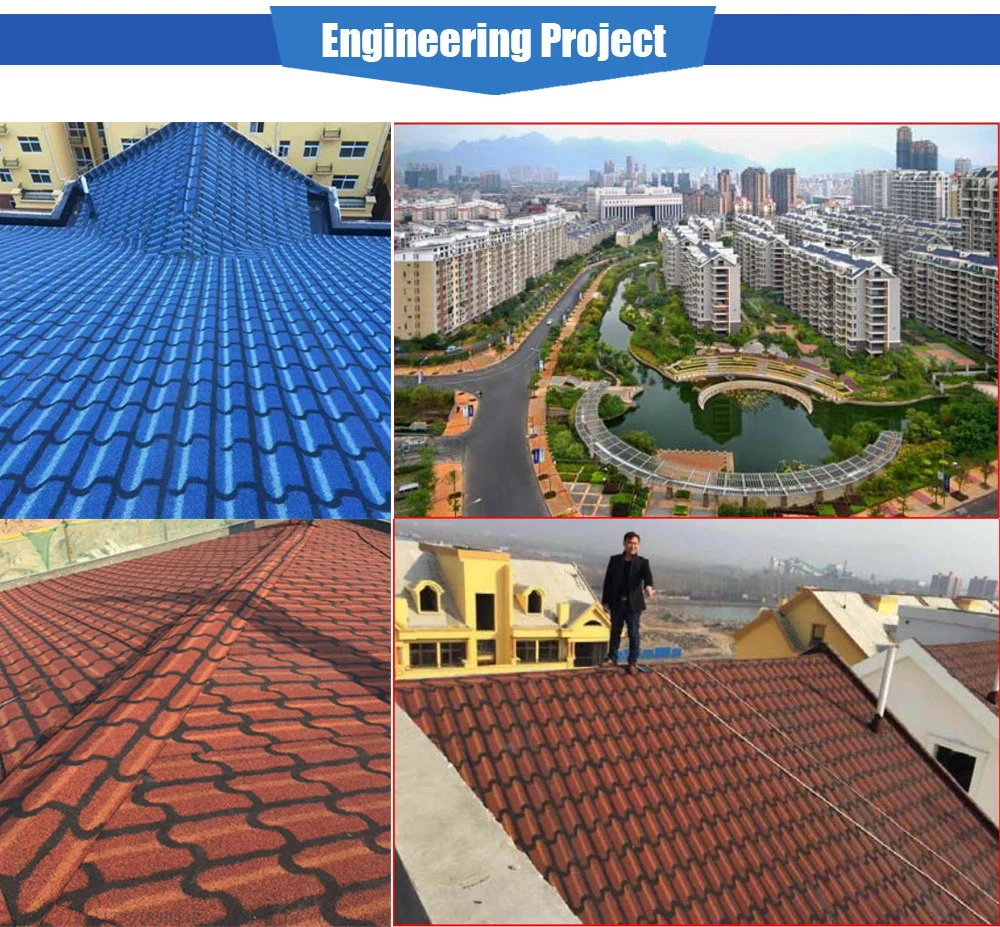 Multi Color Bitumen Roofing Covers Asphalt Shingles with Good Quality