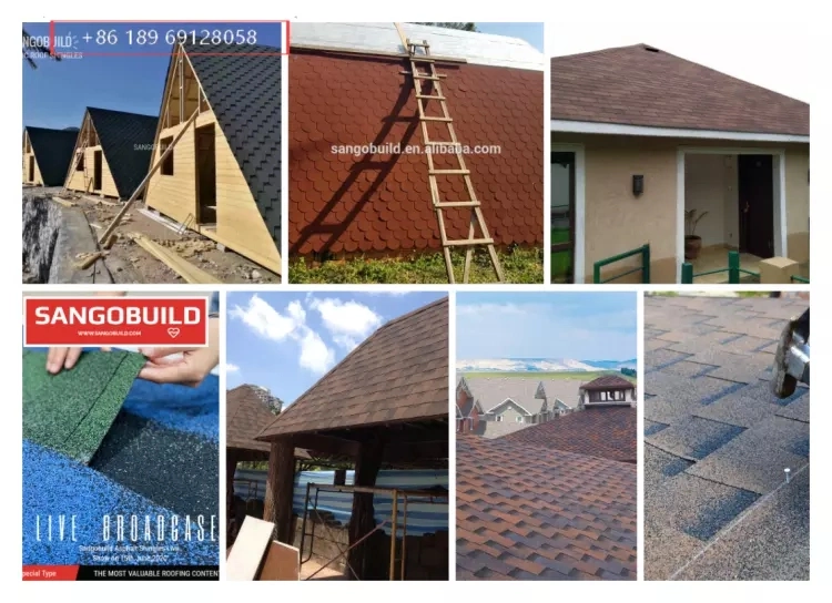 South Africa Laminated Asphalt Roofing Shingles for Villa Roofing