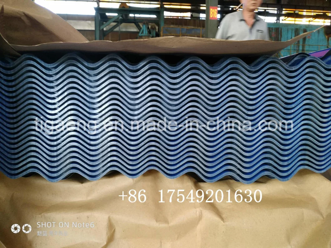 Steel Products Colour Coated Zinc 40g Corrugated Galvanized Roofing