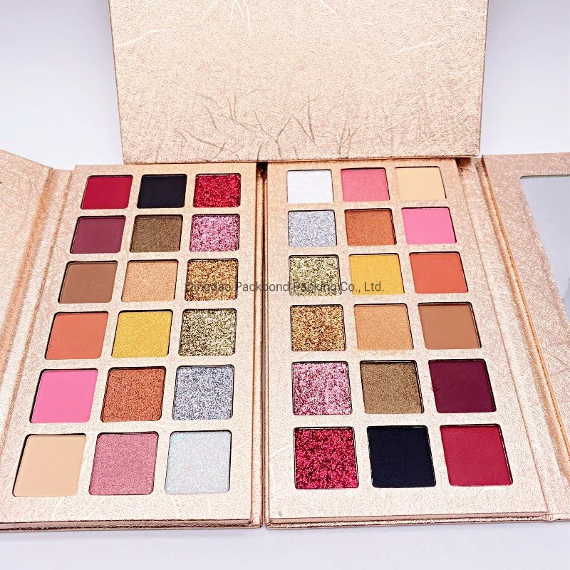 Vegan Eyeshadow High Pigment Private Label Cruelty Free OEM Glitter Eyeshadow Palette