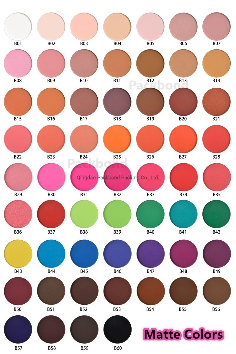 Vegan Eyeshadow High Pigment Private Label Cruelty Free OEM Glitter Eyeshadow Palette