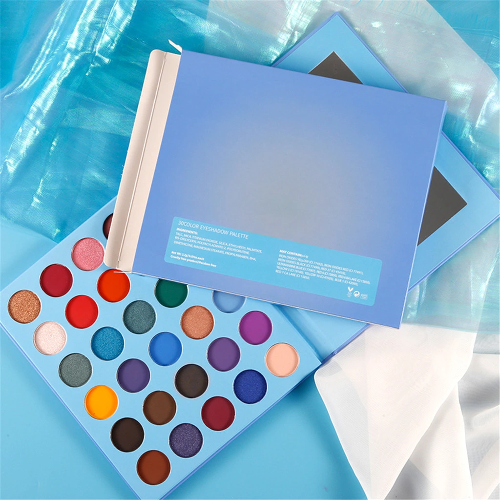 30 Color High Pigment OEM Cosmetics Makeup Custom Private Label Eyeshadow Palette