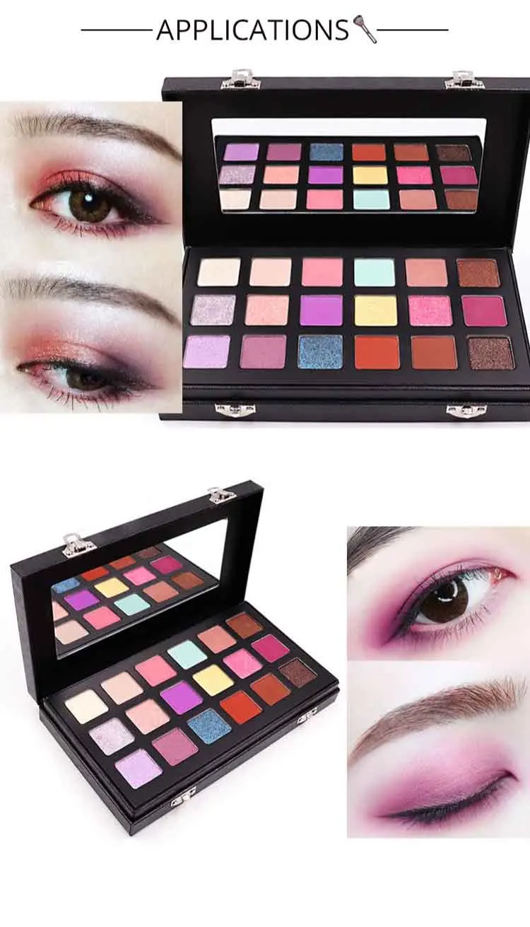 2020 Hot Sell Christmas Gift Vegan Eyeshadow and Cruelty Free Custom Eyeshadow Palette