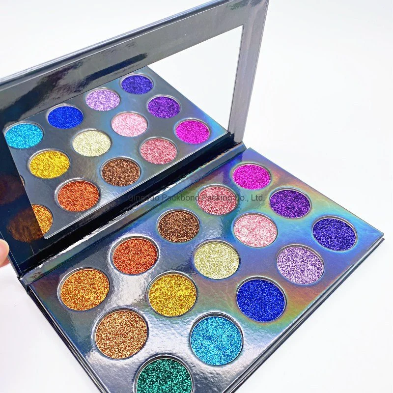 Vegan Eyeshadow High Pigment Private Label Cruelty Free OEM Glitter Eyeshadow Palette